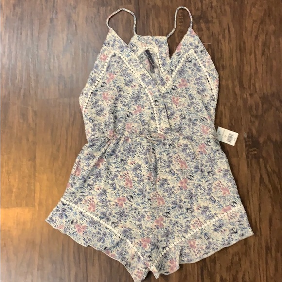 NWT Banjara Pink and Blue Paisley Romper - Picture 2 of 8